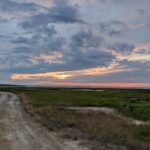 road and sunset